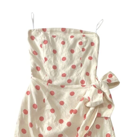 Reformation Turnip Dress - Andie, Linen mini dress,‎ Size 0 - Picture 7 of 15